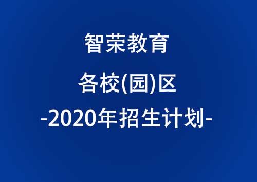 智荣教育 2020 年各校（园）区招生计划